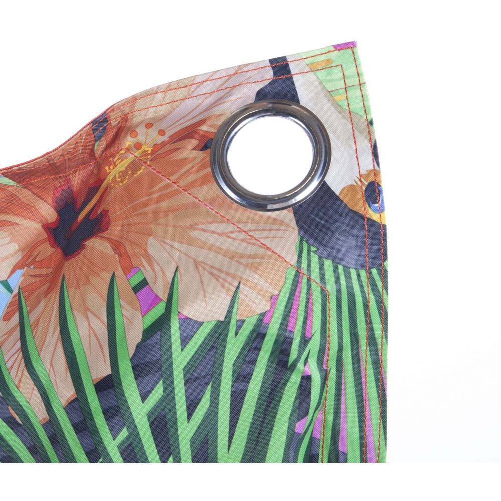 Jardindeco - Maxi coussin imprimé intérieur extérieur 110 x 130 cm Toucan - Imagen 4