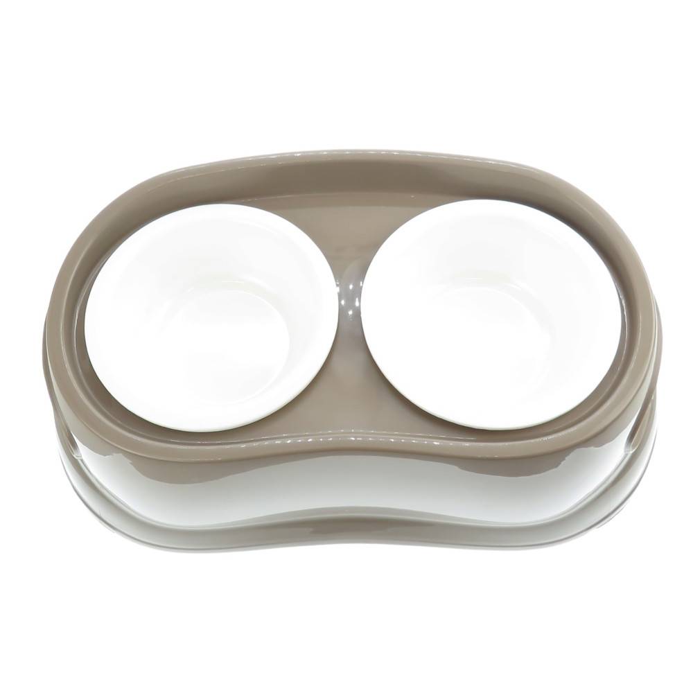 Gamelle double surélevé, 2 x 675 ml, longueur 48 cm, hauteur 17 cm, pour chien - Imagen 5