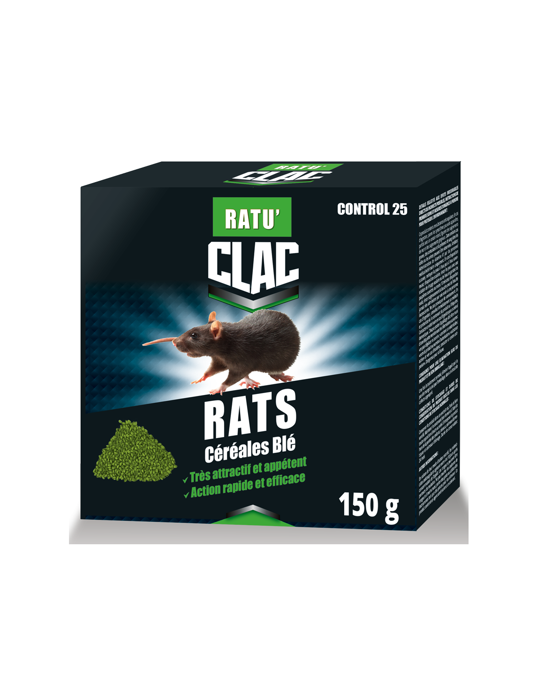 Clac Raticide Rats Cereales  150g - Clac
