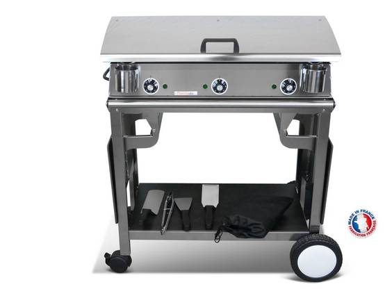 Pack plancha électrique PLANCHAELEC LUX 830 INOX - CHARIOT RIVOLI - Image 3