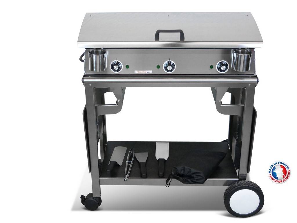 Pack plancha électrique PLANCHAELEC LUX 830 INOX - CHARIOT RIVOLI - Image 3