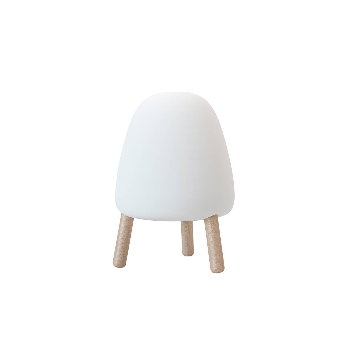 Lampe de table 20 cm avec batterie rechargeable. Lumière LED chaud. Fabriquée en Espagne. ROCKET - Imagen 1