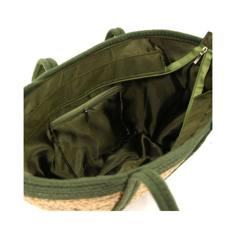 Aubry Gaspard - Sac en palmier naturel et teinté - Imagen 2