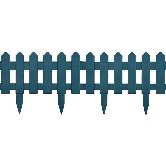 Bordure de pelouse polypropylène pour jardin aménagement floral décoratif 10mx29cm vert - ComfortXL Outdoor Living - Image 4