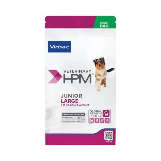 CROQUETTES CHIEN VETERINARY HPM DOG JUNIOR SPECIAL LARGE - VIRBAC 12 kg - Image 1
