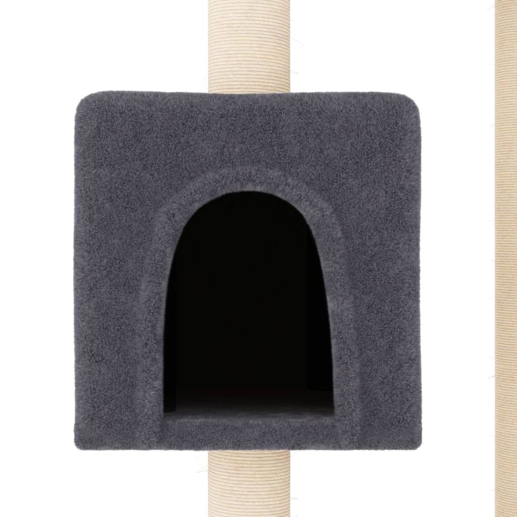 Vidaxl - Arbre à chat avec griffoirs en sisal gris foncé 104 cm vidaXL 171471 - Imagen 4