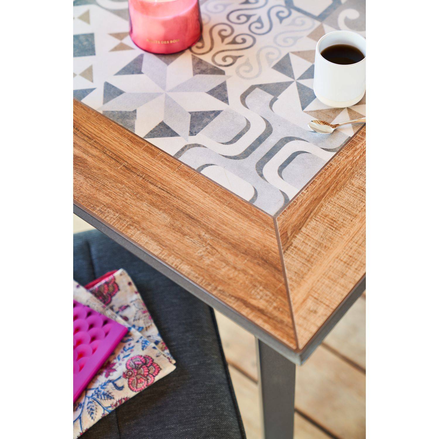 Hesperide - Table de jardin fixe Lambada en acier - 8 Places - Hespéride - Imagen 4