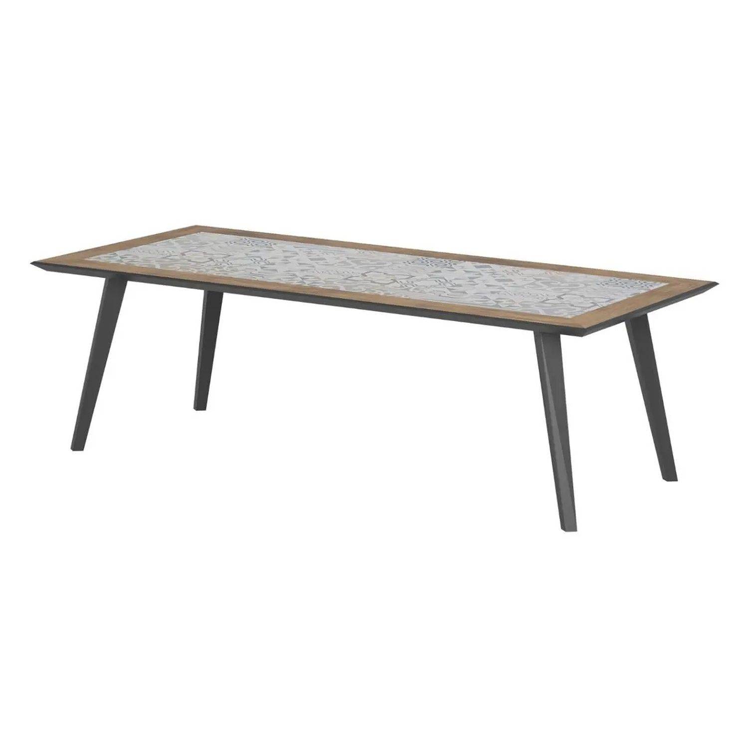 Hesperide - Table de jardin fixe Lambada en acier - 8 Places - Hespéride - Imagen 1