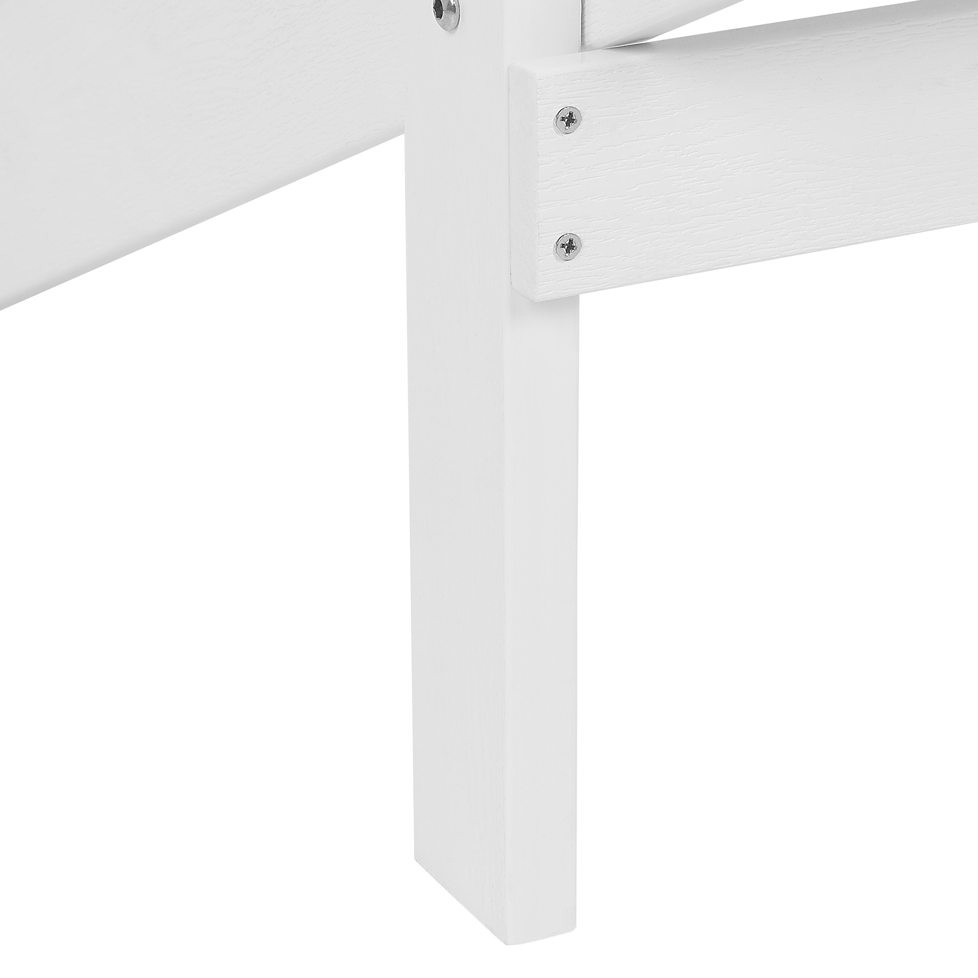 Beliani - Chaise de jardin Bois synthétique Blanc ADIRONDACK - Beliani - Imagen 10
