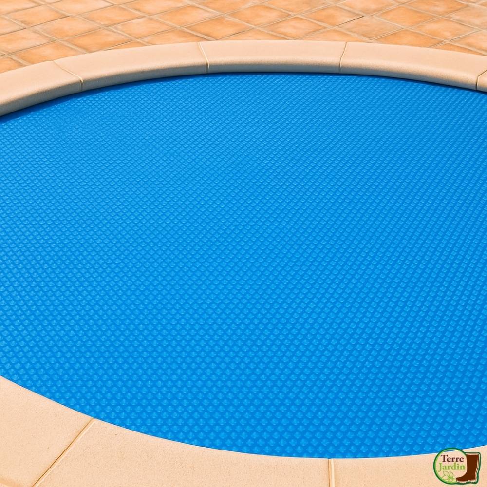 Terre Jardin - Bâche à bulles piscine ronde 180 microns 3.60 m Bleu - Imagen 5