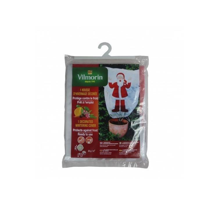 Vilmorin - Housse d'hivernage PERE NOEL 30 g/m² 1.60m x 1m avec lien - Imagen 2