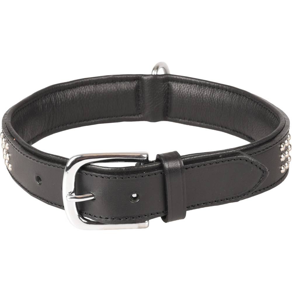 Collier Cuir SEDONA noir taille XL 47-55 cm pour chien. - Imagen 2