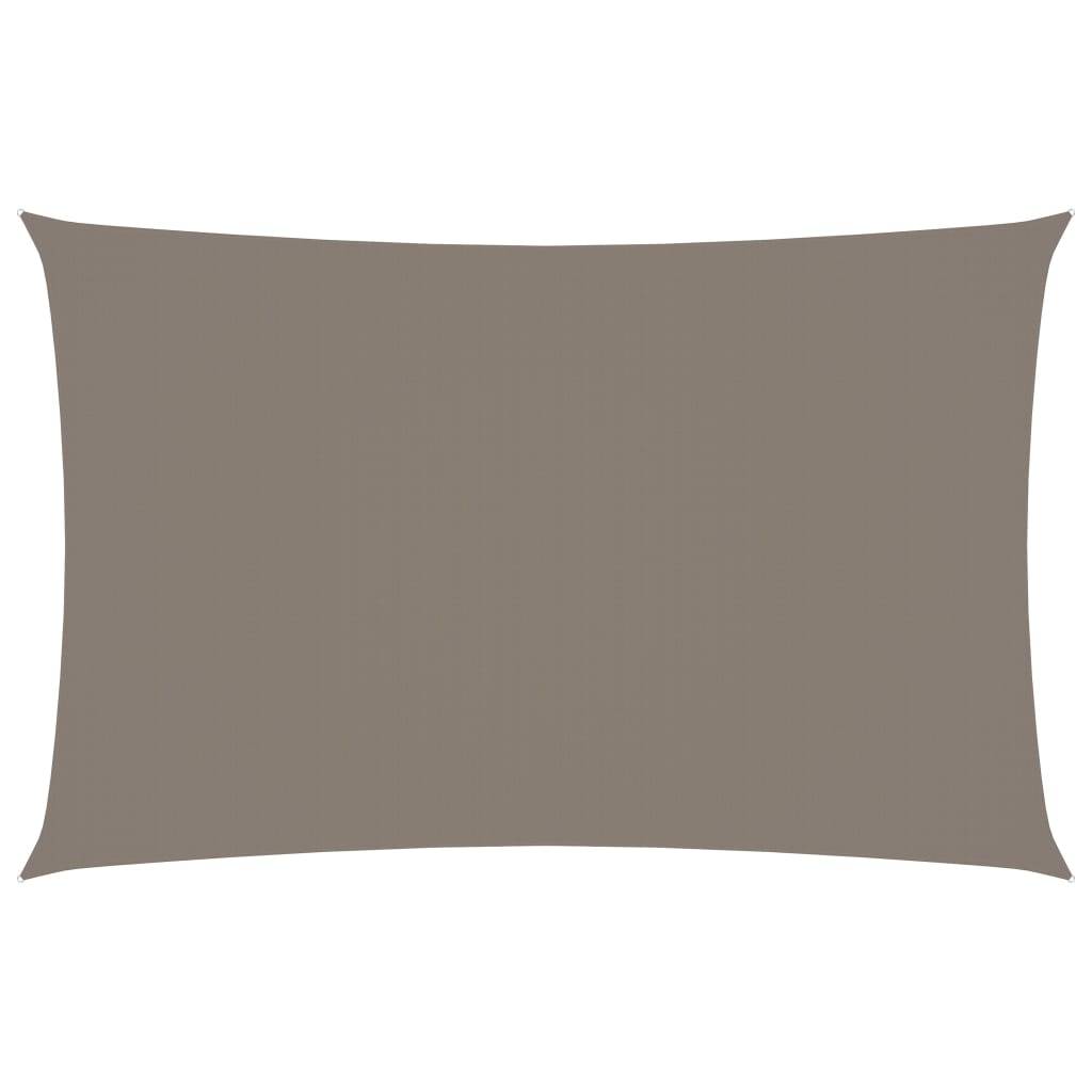 Helloshop26 - Voile toile d'ombrage parasol tissu oxford rectangulaire 2,5 x 5 m taupe - Imagen 1