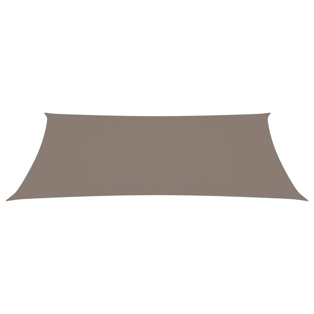 Helloshop26 - Voile toile d'ombrage parasol tissu oxford rectangulaire 2,5 x 5 m taupe - Imagen 2