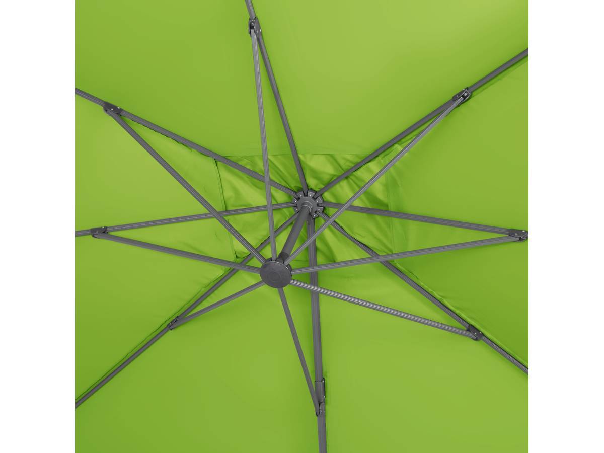 Parasol Jardin Déporté Alu "sun 4" - Rectangle - 3 X 4 M + Housse De Protection - Vert -habitat Et Jardin - Image 4