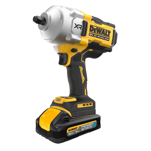 Boulonneuse à chocs XR 18V - 1/2' - DEWALT - avec 2 batteries 18V 5.0Ah - chargeur - mousse pour servante - DCF961H2G-QW - Image 2