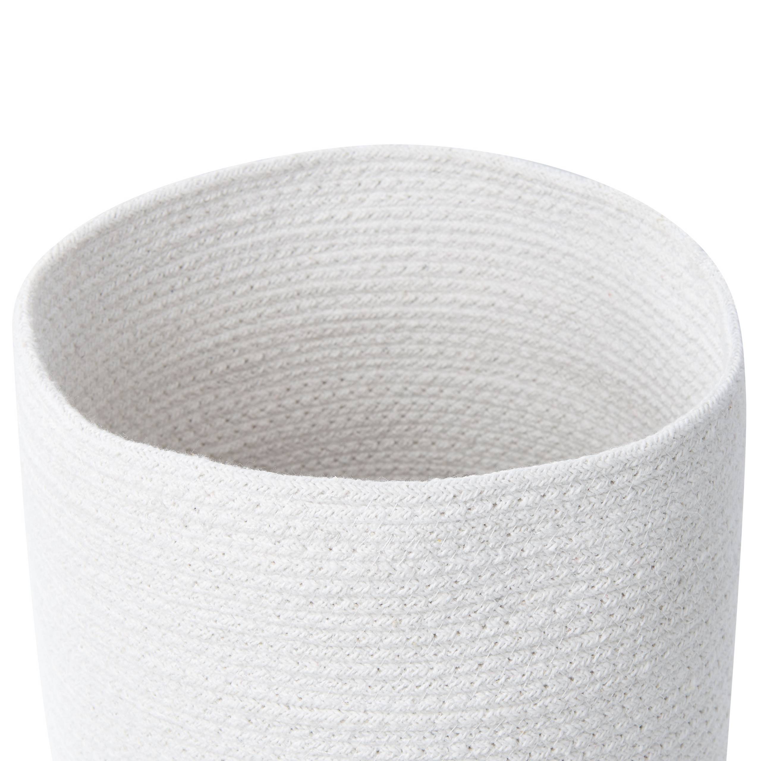Beliani - Corbeille Coton Blanc BASIMA - Beliani - Imagen 5
