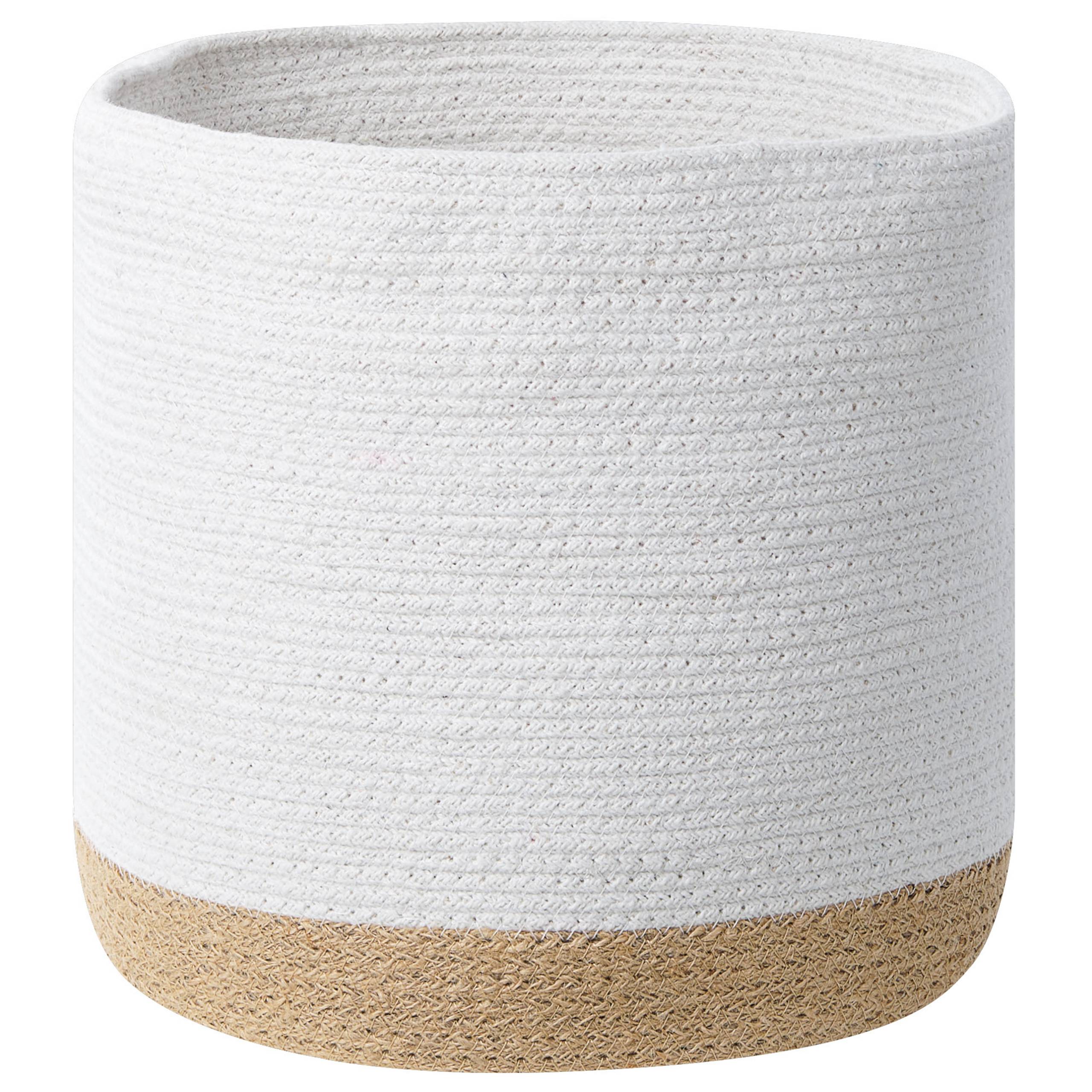 Beliani - Corbeille Coton Blanc BASIMA - Beliani - Imagen 4