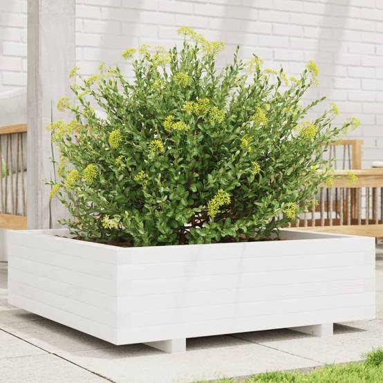 Jardiniere plastique Randel Blanc 80 X 80 X 26,5 cm 1-personnes - P87211B - Image 1