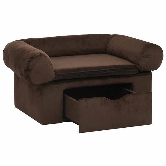 Panier velours marron 75 x 50 x 38 cm - Prolenta premium p377.0 - Image 4