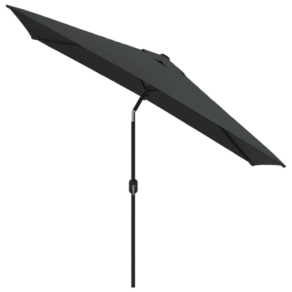 Parasol avec mât en métal 300 x 200 cm anthracite - Image 2