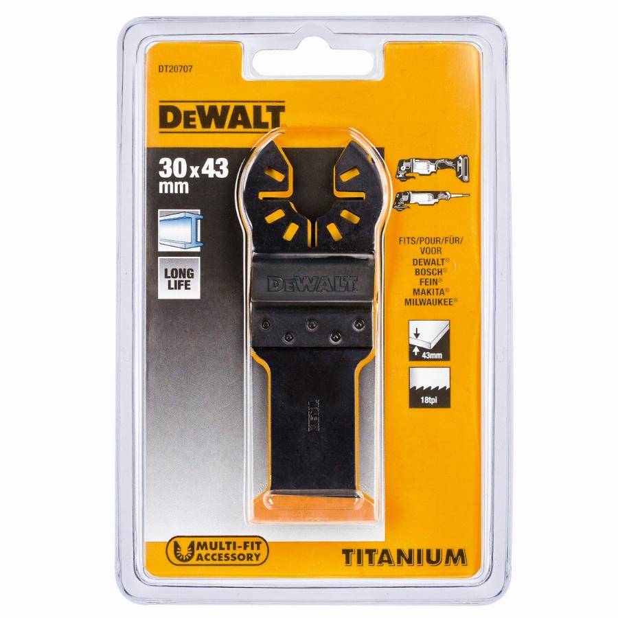 Lame Titanium DEWALT 30X43MM BIM Pour Multi-Cutter - DT20707 - Image 7