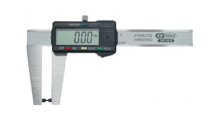 Calibre à coulisse en inox digital pour disques de frein KS TOOLS 0-60 mm - 300.0540 - Imagen 1
