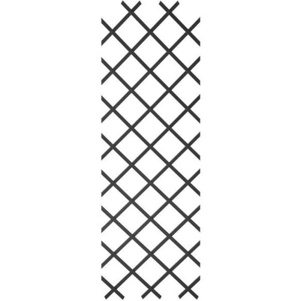 Treillis extensible - NATURE - En plastique Anthracite - 50 x 150 cm - Image 3