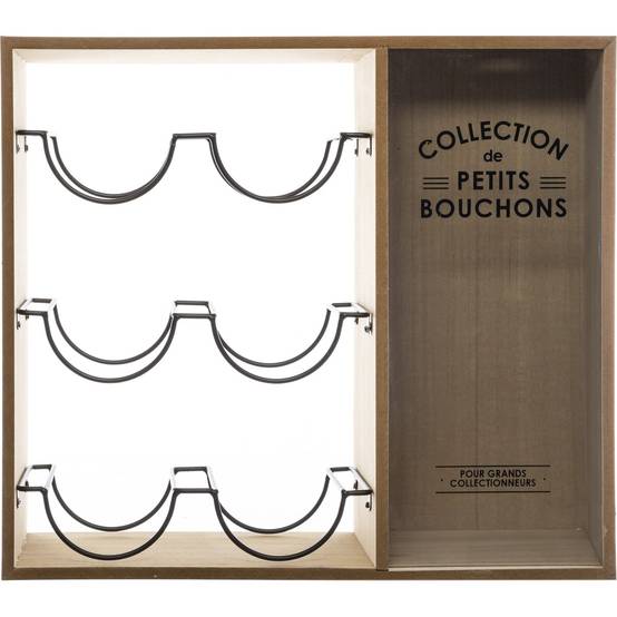 Casier Range-Bouteilles "Loft" 40cm Naturel - Image 2