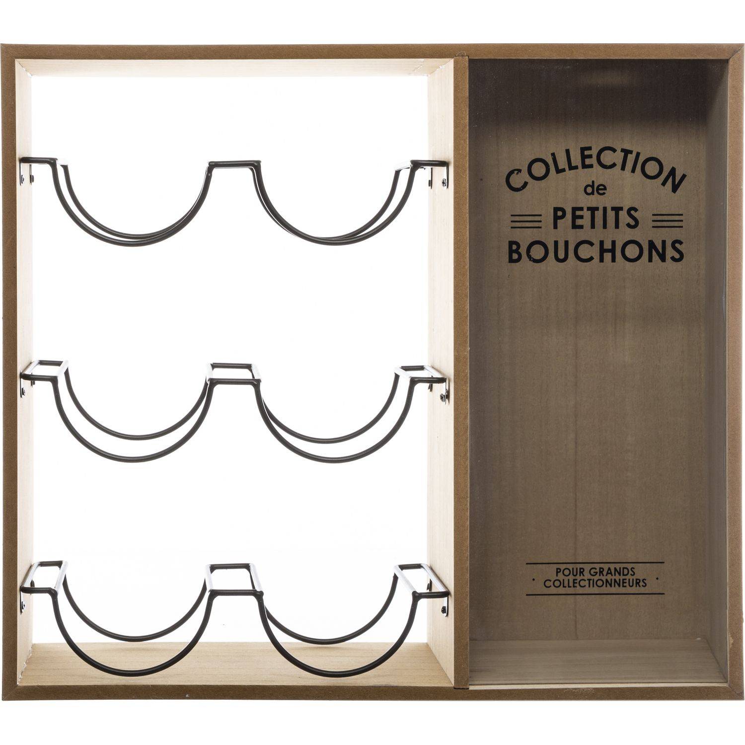 Casier Range-Bouteilles "Loft" 40cm Naturel - Image 2