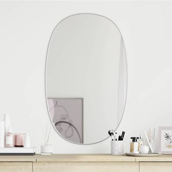Maison Chic - Miroir mural Argenté 70x45 cm Maison Chic - Image 2