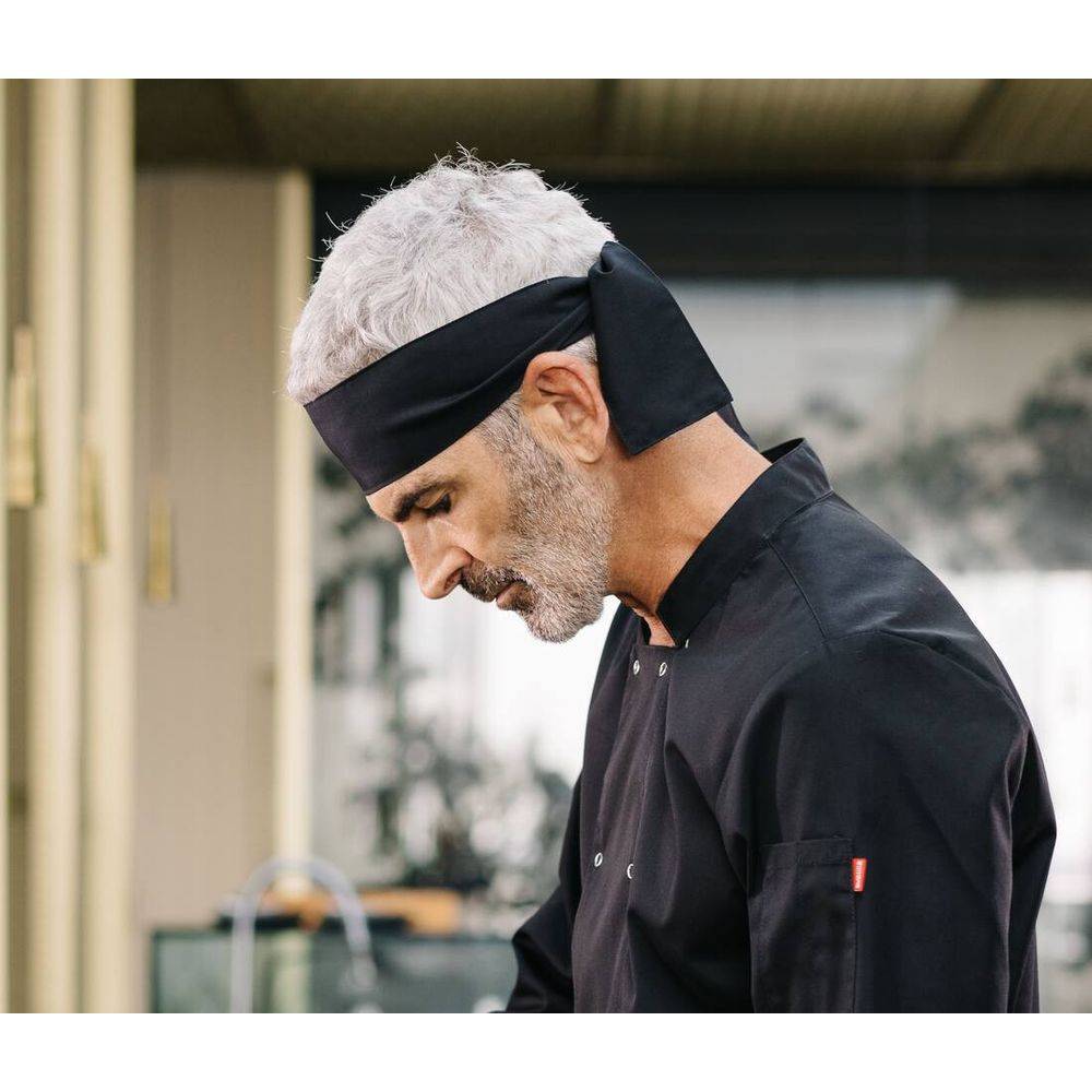 Bandana de cuisine style japonais Velilla Noir Unique - Image 2