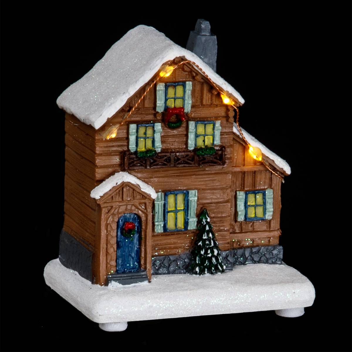 Feeric Christmas - Sujet lumineux chalet 4 LED assorti - Feeric Lights & Christmas - Imagen 1