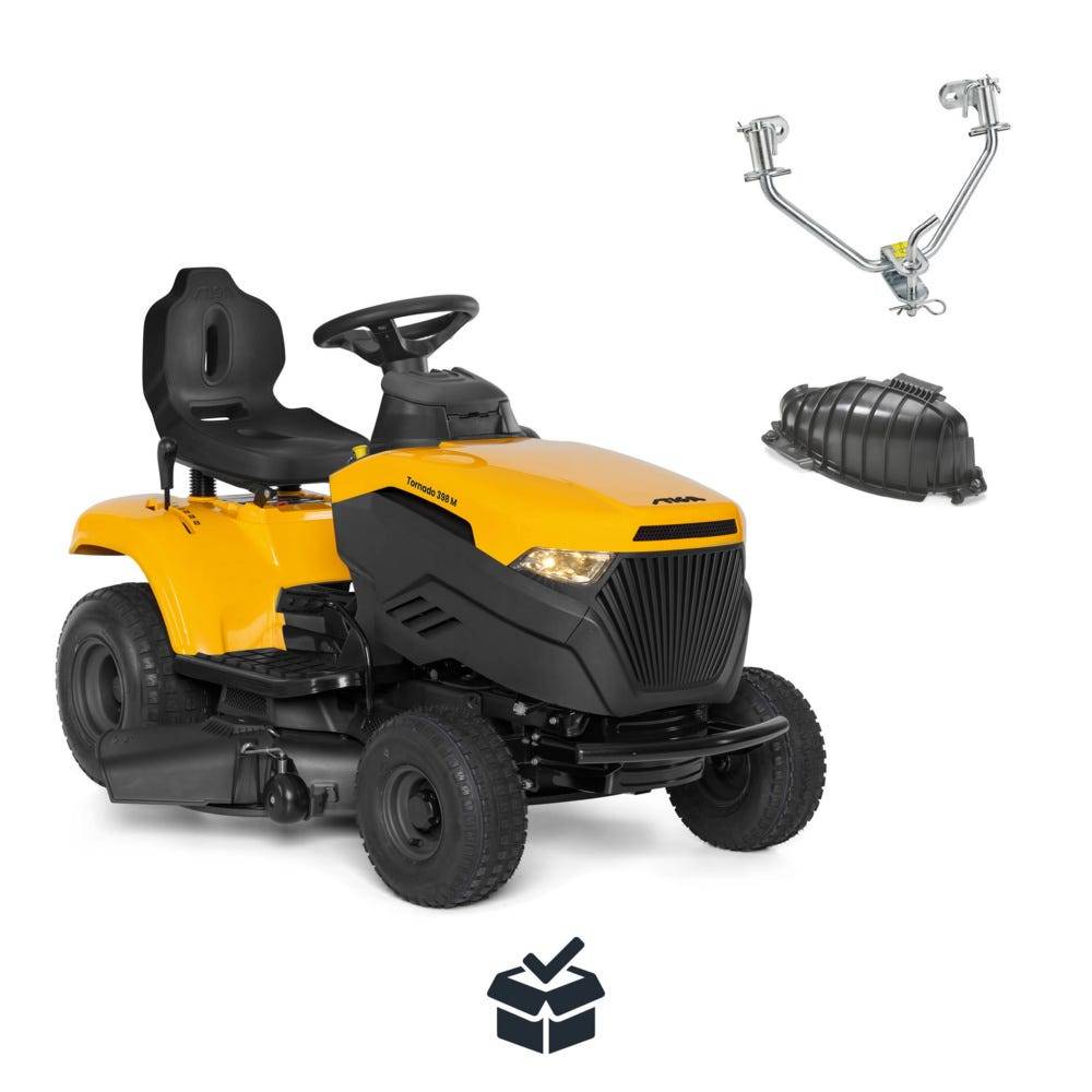Stiga - Tornado 398 M : Tracteur Tondeuse Thermique pour Grands Jardins - STIGA - Image 6