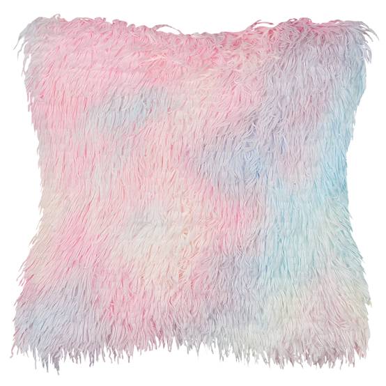Coussin décoratif Fourrure synthétique Multicolore AMARYLLIS - Beliani - Image 3