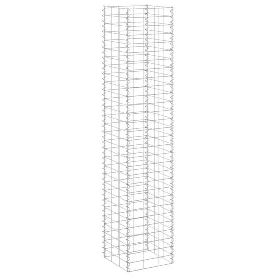 Lot de 3 Lits Surélevés Gabion en Fer Mur de Soutènement Décoratif 30x30x150 cm - ComfortXL Outdoor Living - Image 6