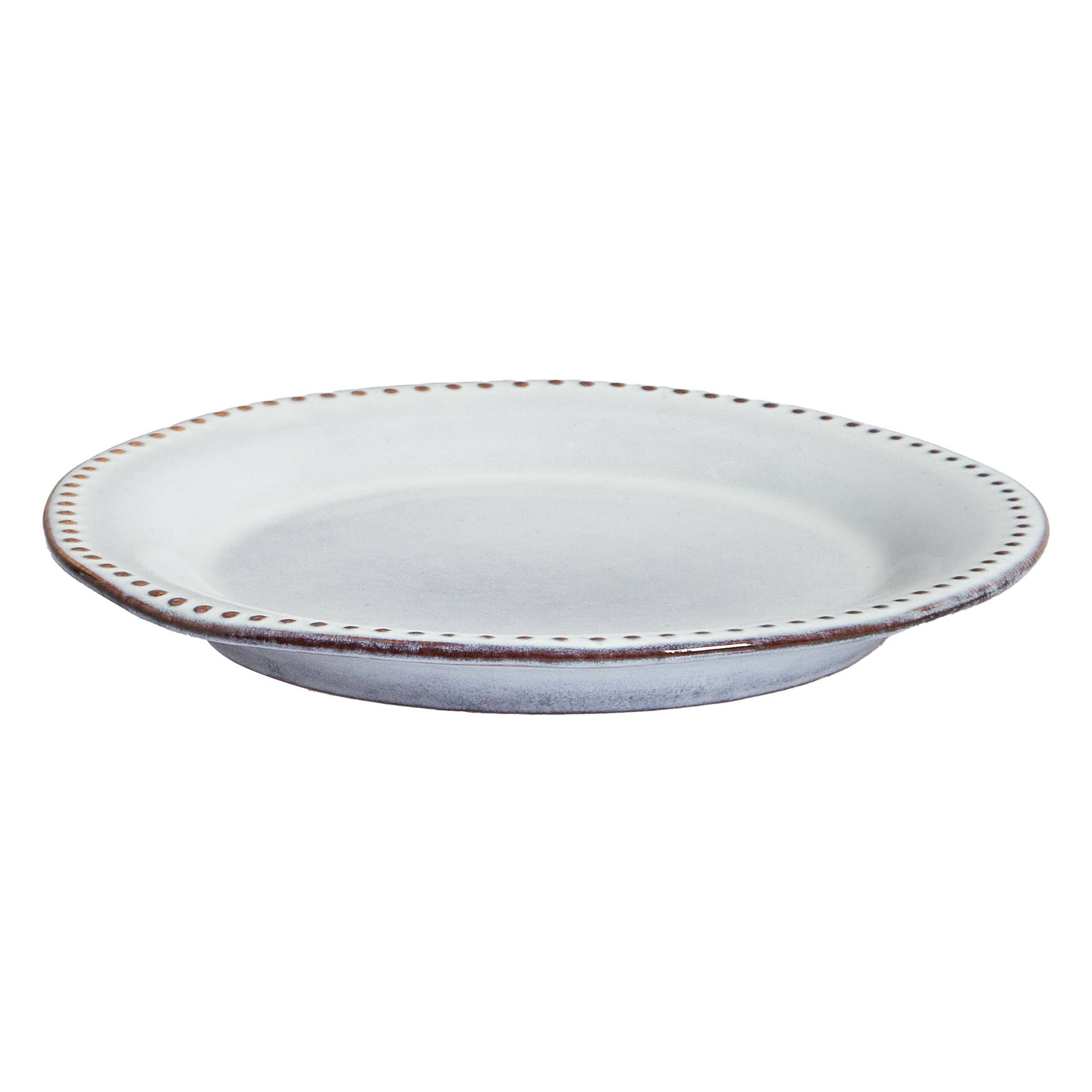 Beliani - Service de table Grès Bleu clair CHERVIL - 28x28x7- Beliani - Image 5