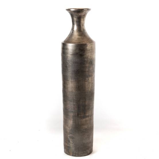 Amadeus - Vase haut effet étain H120 cm