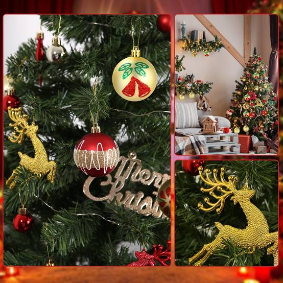 3 Grandes Boules de Noël Transparentes 9.5 cm pour décorer votre sapin 3 Grandes Boules de Noël Transparentes 9.5 cm pour décorer votre sapin