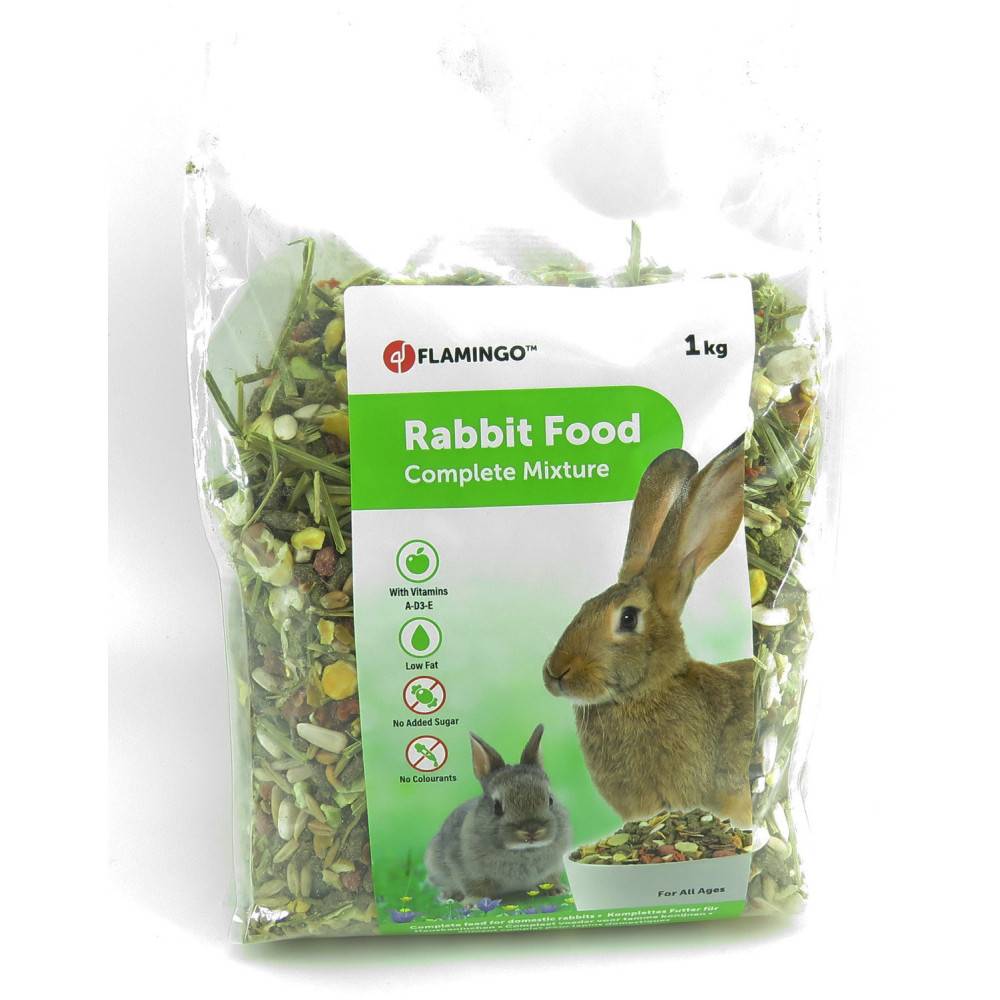 Flamingo - Nourriture Mélange complet pour lapin sac de 1 kg - Imagen 4