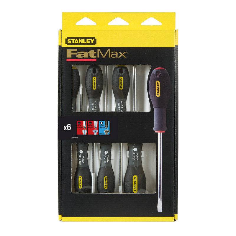 stanley - Jeu de 6 tournevis STANLEY FATMAX électricien + mécanicien - pozidriv Stanley - Imagen 2