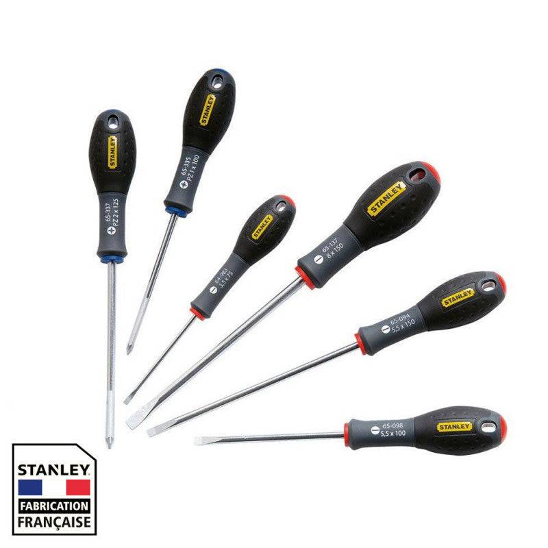 stanley - Jeu de 6 tournevis STANLEY FATMAX électricien + mécanicien - pozidriv Stanley - Imagen 1