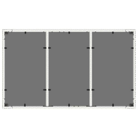Table de jardin résine tressée verre blanc 150 x 90 x 75 cm - PANGIVO - Image 8