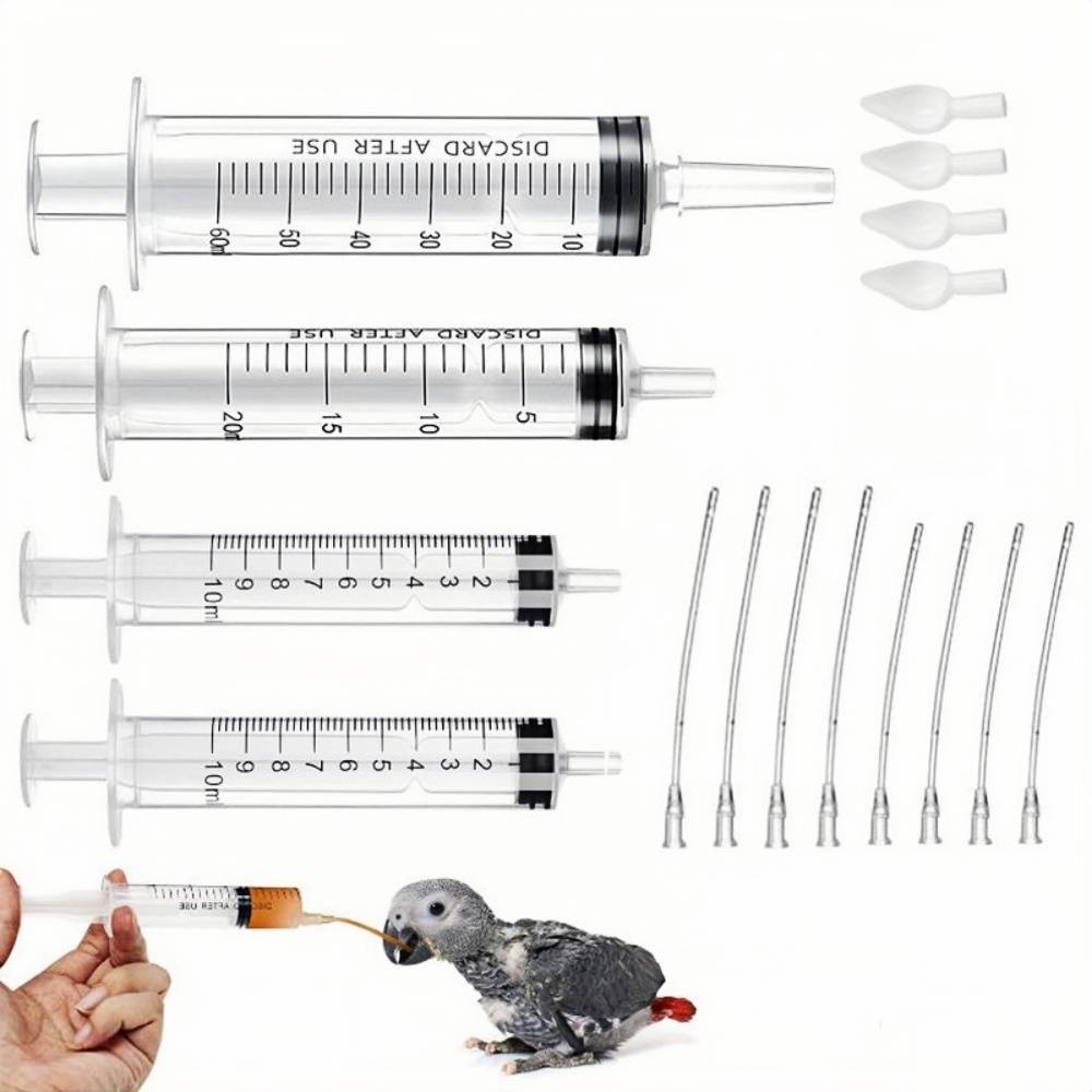 Kit de sonde d'alimentation pour chiot - OMABETA - Seringue et aiguille - Plastique - Intérieur - Petit chien