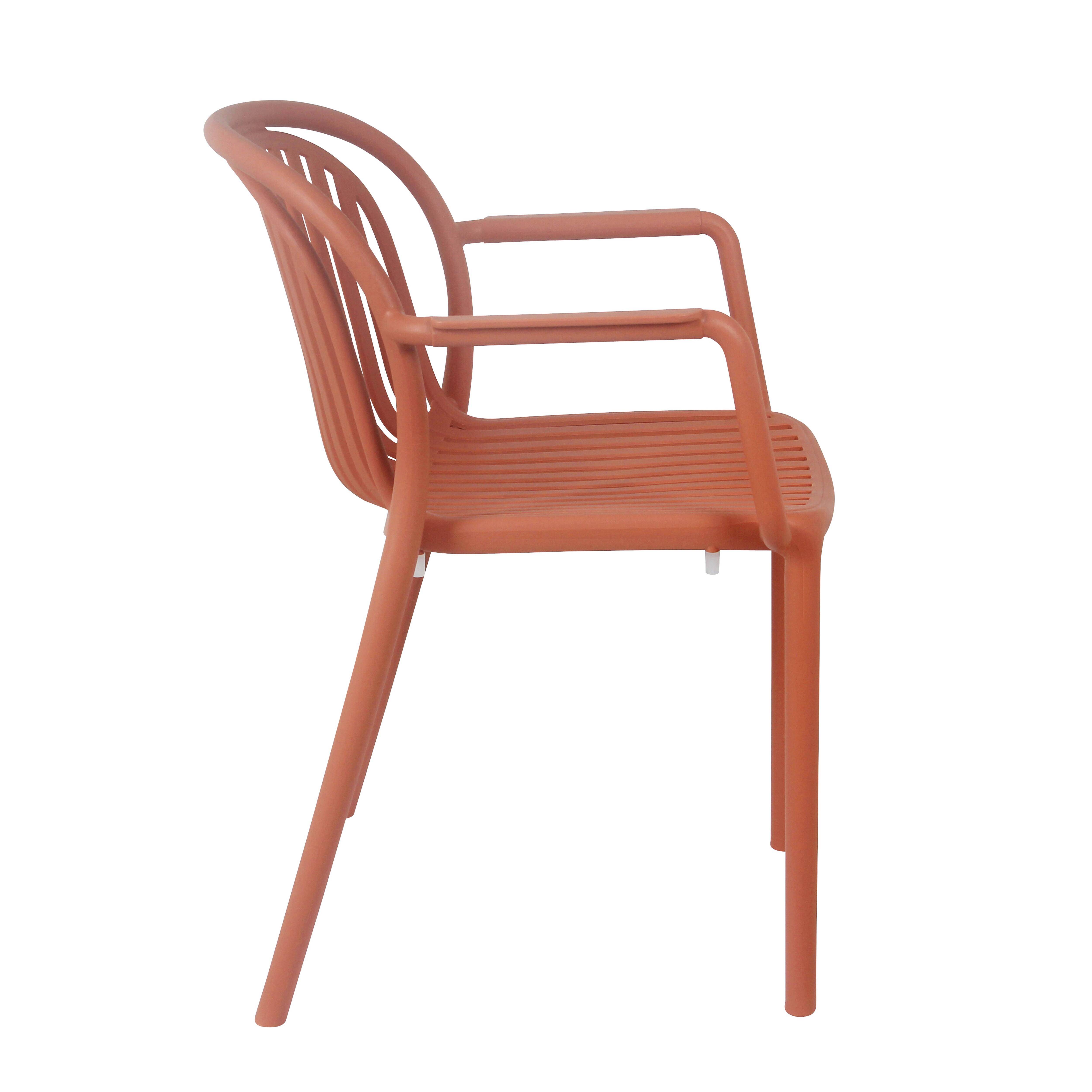 Oviala - Fauteuil de terrasse terracotta Copenhague - Oviala - Image 4