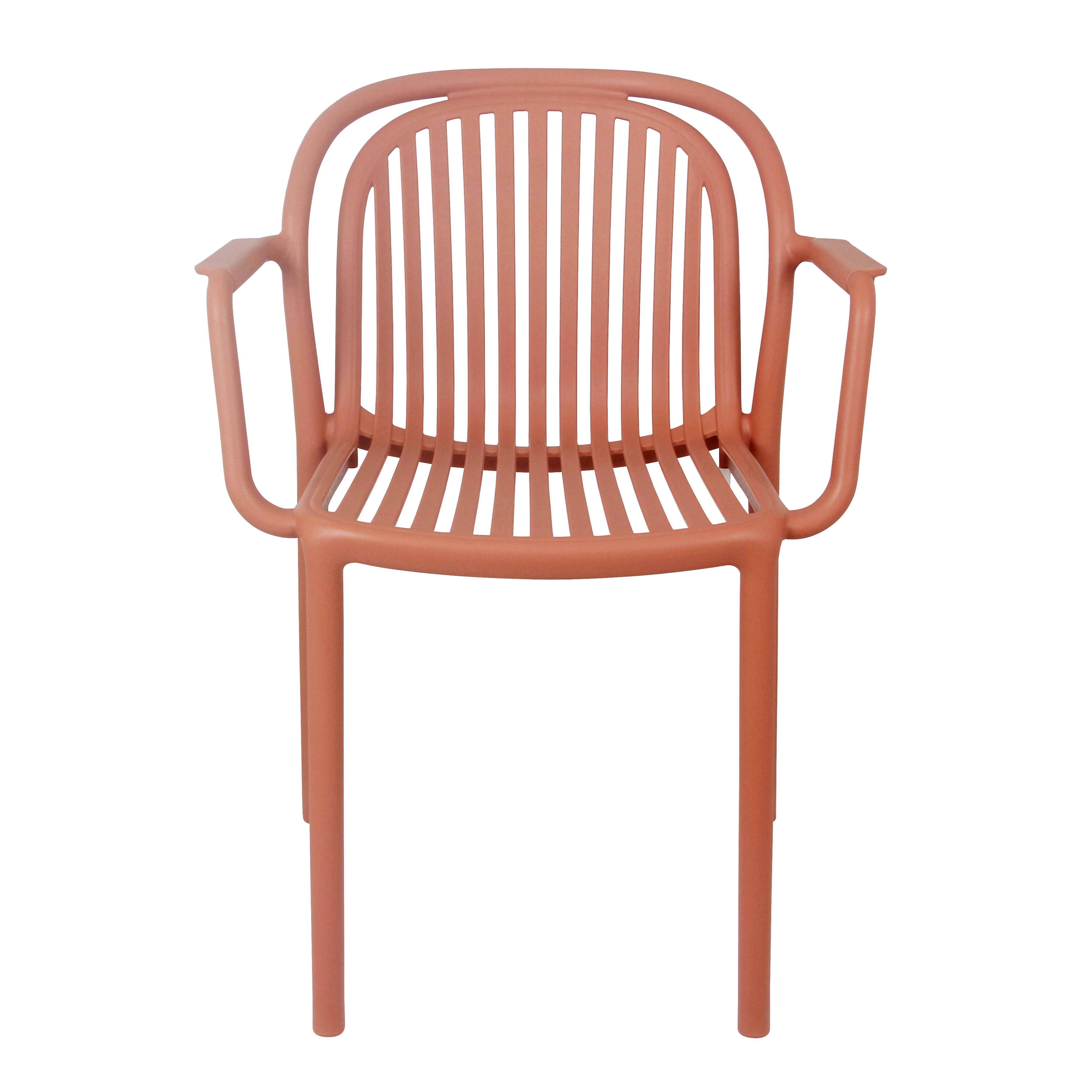 Oviala - Fauteuil de terrasse terracotta Copenhague - Oviala - Image 2