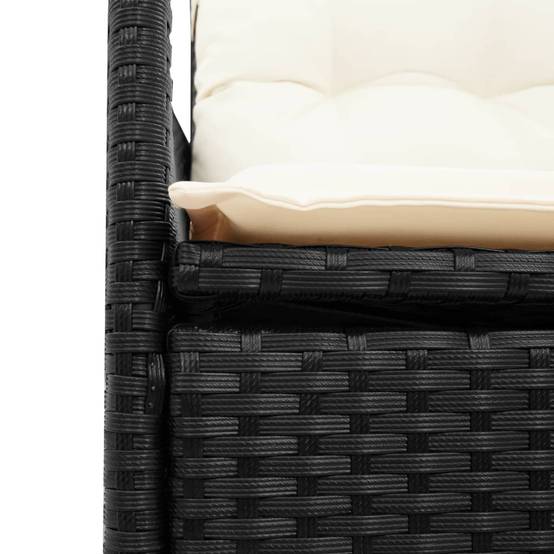 Chaise bois composite 1 places rotin noir 56 x 59 x 92 cm - Prolenta premium p364.2 - Image 8