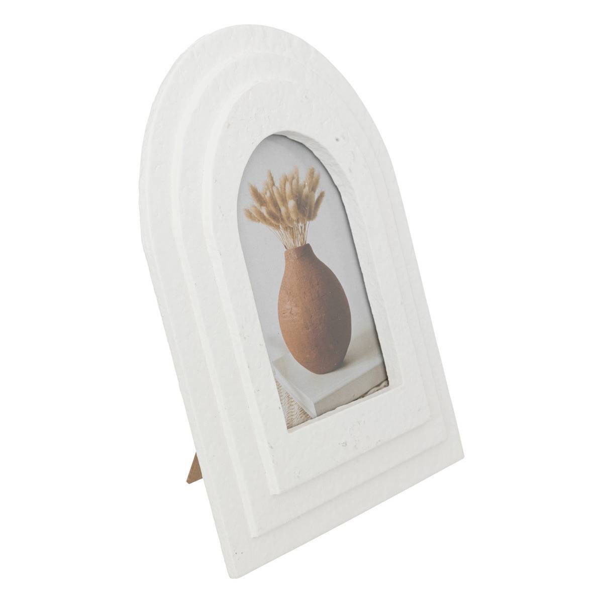 Atmosphera - Cadre photo "Emily" en bois 10x15cm blanc - Atmosphera Créateur d'intérieur - Imagen 1