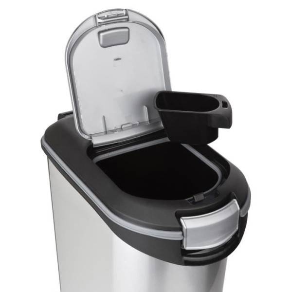 CURVER Conteneur a croquettes pour chien 20 kg - 54L - Aspect métal - Image 3