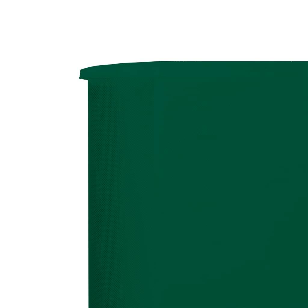 Paravent 5 panneaux tissu non-tissé bois vert 600 x 160 cm - PANGIVO - Image 4